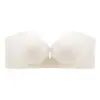 Sujetador push-up sin tirantes con cierre frontal para mujer, Sujetador invisible sin costuras antideslizante estilo base, Sujetador de belleza de verano estilo chaleco en la espalda