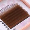 Cílios Coloridos Grafted de Fio Único, Cílios Postiços Densos Azul-Roxo Barbie, Extensões de Cílios, Pacote Misto de 8 Cores no Atacado