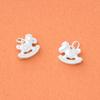 Pingente Enriquecer Imediatamente Prata Pura S999 Prata Maciça Prata Maciça Pingente Seiko Zodíaco Cavalo Pingente Cavalo de Balanço Acessórios DIY