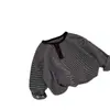 Camiseta de manga larga para niños, nueva camiseta básica de rayas clásica estilo coreano para niñas, top de forro polar para otoño e invierno