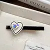 Pasador de Acetato con Pedrería en Forma de Corazón Estilo Coreano, Pinza para Flequillo Estrella, Pinza Lateral, Accesorio Versátil para el Cabello para Mujeres al por Mayor