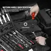 Caixa de Ferramentas Profissional para Mecânico de Grau Industrial com 216 Peças, Mecânico com Chave de Soquete para Reparo Automotivo, OEM Personalizável