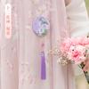 [Qianli] Bolsita Bordada, Colgante de Bolsita de Cuello de Osmanthus, Bolsita de Flor de Durazno, Doce Dioses de las Flores, Accesorios de la Dinastía Han al por Mayor