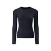 Camiseta Deportiva Casual de Manga Larga Antibacteriana Transpirable Ajustada para Yoga, Running, Entrenamiento, Top de Fitness
