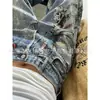 Jeans 2024 Nicho Cadena Teñido Viejo Barro Manchado Tinta Salpicada Casual Verano Nuevos Holgados Modernos Pantalones Versátiles