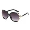 Novos óculos de sol de moda estilo coreano para mulheres, para uso externo ao dirigir, atacado, corrida, Jianghu, clássicos, armação grande, óculos de sol Camélia
