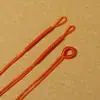 72# Bucle Enrollado de Nylon Bobina Material DIY Cuerda Trenzada Hecha a Mano Bucle Falso Hebilla Colgante Cordón para Collar