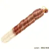 Peruca de Cabelo Trançado Cacheado Africano para Mulheres, Cabelo de Crochê 24 Polegadas Cacheado Francês