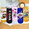 Calcetines de Verano Ins Dulces de Gato KT Hasta la Pantorrilla para Mujer Lindos Versátiles de Dibujos Animados Hello Kitty Calcetines Transpirables Hasta la Pantorrilla Calcetines para Mujer
