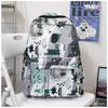 Mochila personalizada para jovens estudantes de grafite Mori campus New ins mochila escolar de grande capacidade para homens