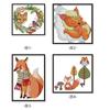 NKF Punto de Cruz Nuevo serie animal Zorro y búho material de bordado DIY fabricantes de dormitorio una generación de cabello