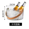 Balde de Gelo Acrílico de Alto Valor Comercial Balde de Champagne Plástico Doméstico Bar KTV Balde Pequeno de Partículas de Gelo para Cubos de Gelo