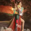 Danza Voladora Estilo Antiguo Estilo Chino Región Occidental Performance Vuelo Dunhuang Traje de Danza Ropa de Mujer Estudio Estilo Exótico Performance Hanfu