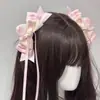 Estilo Dulce Fresco Cos Lazo Dulce Niña Pasador para Oreja Estilo Princesa Exquisitos Accesorios para el Cabello Tocado Rosa