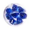 Piedras difusoras de cristal, citrino natural, fluorita verde, amatista, cristal rosa, piedras trituradas, piedras minerales, guijarros para paisajismo de acuarios