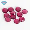 Huagang Gems Placa Triangular Redonda de Fundo Plano 185 # Anel Estilo Panela Cortado em Nano Rosa Face Solta