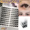 Pestañas Postizas Oscuras Estilo Mariposa para Raza Mixta Asiática, Sin Pegamento, Largas, Suaves, Cómodas y de Aspecto Natural, Densas y Claras, Adecuadas para los Ojos
