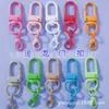 Fivela de Porta Colorida Pintada DIY Personalizada Mais Fivela Lagosta 14mm Chaveiro de Metal Brinquedo Fivela Cachorro Chave Acessórios