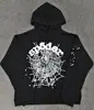Sudadera Sp5Der de Moda Más Vendida en el Extranjero, Corte Holgado Estilo Americano, Forro Polar, Sudadera con Capucha de Telaraña de Espuma, Stock Listo de Fábrica
