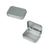Pequena Caixa de Ferro Caixa de Ferro Unida Caixa de Armazenamento com Tampa Articulada Caixa de Estanho para Joias de Colar Comida Doce Disco USB Anel Caixa para Brincos