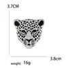 Moda Retro Europea y Americana Broche de Tigre Año Zodiacal del Tigre Pin Conmemorativo de Aleación de Diamante Unisex Corsage Decorativo
