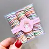Elástico Alto para Cabelo Infantil Não Machuca Laço de Cabelo Coreano Acessórios de Cabelo de Princesa Adorável Adorno de Cabeça para Menininha