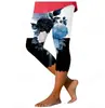 Mallas de Yoga Estampadas Pantalones de Yoga Transfronterizos Europeos y Americanos Pantalones Cortos Ajustados para Mujer Estación Independiente Comercio Exterior Amazon