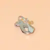 Accesorios para pendientes hechos a mano DIY al por mayor sin agujero en la oreja clip triangular indoloro retención de color convertidor de clip para oreja de oro de 18K