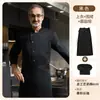 Roupa de Trabalho de Chef de Alta Qualidade com Logo Estrela Impresso Personalizado Restaurante Restaurante Hotel Catering Cozinha Outono Manga Longa Roupa de Trabalho