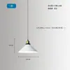 Lámpara colgante pequeña blanca de estilo industrial, creativa y única, adecuada para cafeterías, pastelerías, restaurantes y barras de bar, pantalla colgante de una cabeza tipo tapa de olla