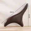 Placa Triangular de Sândalo Verde, Massageador Triangular de Pés de Sândalo, Raspagem das Solas dos Pés, Acupressão nas Solas dos Pés, Raspagem de Ombros e Pescoço, Terapia Meridian