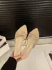 Sandalias Chuyuji estilo francés de tacón grueso y punta fina sin cierres, zapatos de hada para uso exterior, chanclas de verano 2026 para combinar con faldas