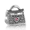 Huiyuetong nova moda bolsa feminina Contas de furo grande com Diamante Pulseira Panjia joias criativas contas de furo grande atacado