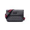 Bolsa Transversal Feminina, Bolsa de Peito, Bolsa de Cintura, Lona com Aba e Fivela de Couro, Bolsa de Peito Estampada com Cabeça de Tigre Unissex