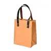 Bolso Estilo Escandinavo Casual Literario Impermeable Estilo Japonés Versátil Bolsa para Lonchera Lavable Papel Kraft Bolso Pequeño