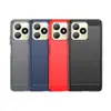 Funda para Teléfono Móvil Adecuada para Realme C53 Funda Protectora de Fibra de Carbono Cepillada para Realme C53 Funda Anticaídas para Teléfono Móvil