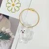 Nuevo Colgante Transparente de Acrílico Almacenamiento de Pelo de Mascota Gato Colección Conmemorativa de Pelo de Perro Colgante de Llavero Venta al por Mayor
