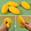 Juguete Squishy de Maíz Simulado para Alivio del Estrés, Versión TikTok, Nuevo Juguete de Rebote para Niños, Fabricante Mayorista