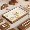 Caja para Pulseras Caja de Almacenamiento Caja de Joyería Cuentas para Rezar Bandeja de Exhibición con Cuentas Almacenamiento de Adornos de Cristal Antiguo Bandeja para Pulseras de Jade