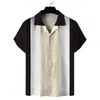 2026 Verano Nuevo Estilo de Comercio Exterior Camisa Casual de Manga Corta con Estampado 3D para Hombre Estilo Hawaiano Camisa de Cuello Cubano para Hombre
