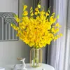 ¡Autorización! Flores Artificiales Ramo de Simulación Flores de Plástico Manojo Pequeño Flores Atadas a Mano Flores de Tela de Seda Rosa Flores Secas Decoración del Hogar