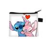 Nuevo Monedero Stitch para Niños, Mini Bolsa Linda, Poliéster, Gran Capacidad, Sensación de Alta Gama, Bolsa de Almacenamiento Estilo Ins al por Mayor