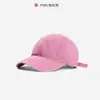 Boné de Baseball Lavado Estilo Coreano com Letras Bordadas, Boné Bico de Pato para Proteção Solar ao Ar Livre, Boné Casual de Viagem de Comércio Exterior