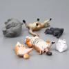 6 2 Generación Animal Adormilado Z00 Serie Adormilada Tigre Perro Chai Conejo Material Paisaje Muñeca Opción Única