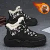 Botas de Neve Nordeste para Homens, Forradas com Lã Grossa de Inverno para Aquecimento, Sapatos Térmicos Masculinos para Temperaturas Abaixo de -40 Graus, Botas Impermeáveis para Exterior
