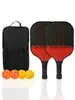 Raqueta de Pickleball de Fibra de Vidrio de 16 mm Roja Estilo Panal Raqueta de Pickleball Profesional para Adultos Juego para Exteriores Lote de Fábrica