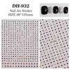 Pequeñas Calcomanías para Uñas de Estrella de Cinco Puntas Adhesivas Planas Versátiles Color Puro Calcomanías de Arte para Uñas de Estrella de Cinco Puntas Joyería Dh932