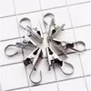 Clips para cortinas de gancho plano, clips para cortinas de ducha, clips para cortinas de gancho colgante de metal