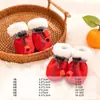 Zapatos para Perro Año Nuevo Linda Bordado Cabeza de Tigre Zapatos Tang Teddy Zapatos de Algodón Cálidos Antideslizantes Cubrezapatos Zapatos para Perro Zapatos para Mascotas