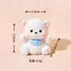 Dia dos Namorados Chinês Desenho Animado Fofo Babador Urso Fofo Tendência Saco Surpresa Decoração DIY Mesa Carro Resina Pequenos Acessórios